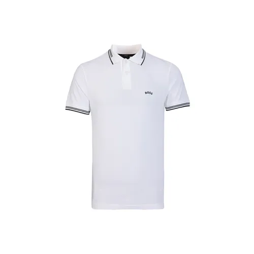 HUGO BOSS Polo Shirts Men White