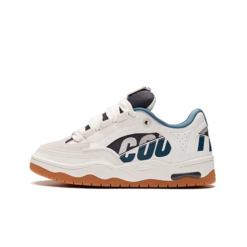 LiNing CF Tracing Slip Resistant, Abrasion Resistant, Lightweight Low Top Sports Casual Shoes Men's White Gray-0