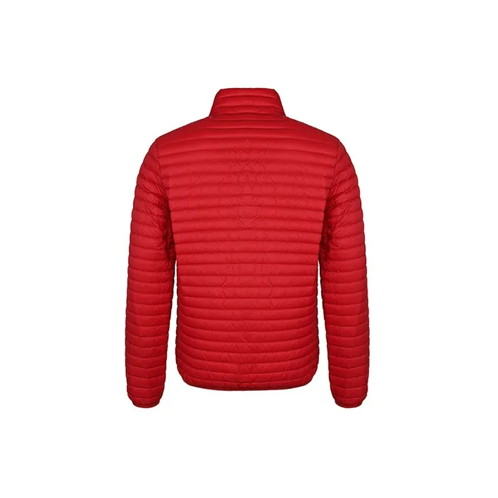EMPORIO ARMANI Solid Color Stand Collar Cropped Down Jacket Men's Red-1