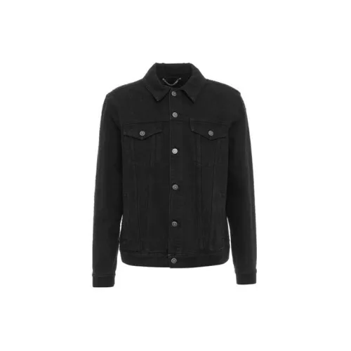 Golden Goose Denim Jackets Men Black