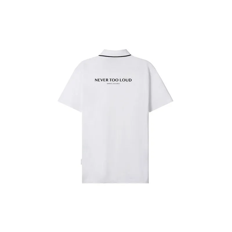 ARMANI EXCHANGE Polo Shirts Men White-1