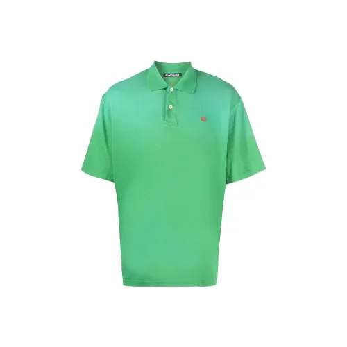 Acne Studios Polo Shirts Unisex Green