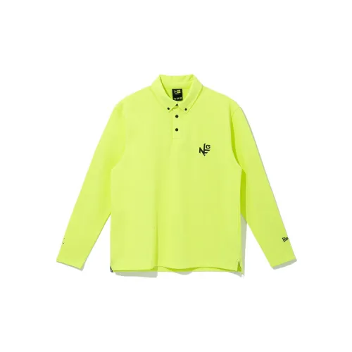 New Era Polo Shirts Men Yellow