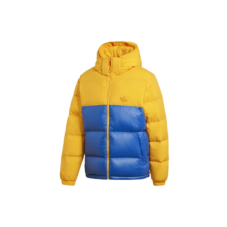 Adidas yellow puffer best sale