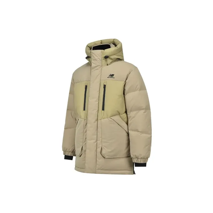 New Balance Down Jackets Men Khaki-2