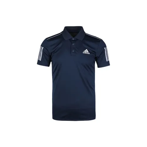 Adidas Polo Shirts Men College Navy