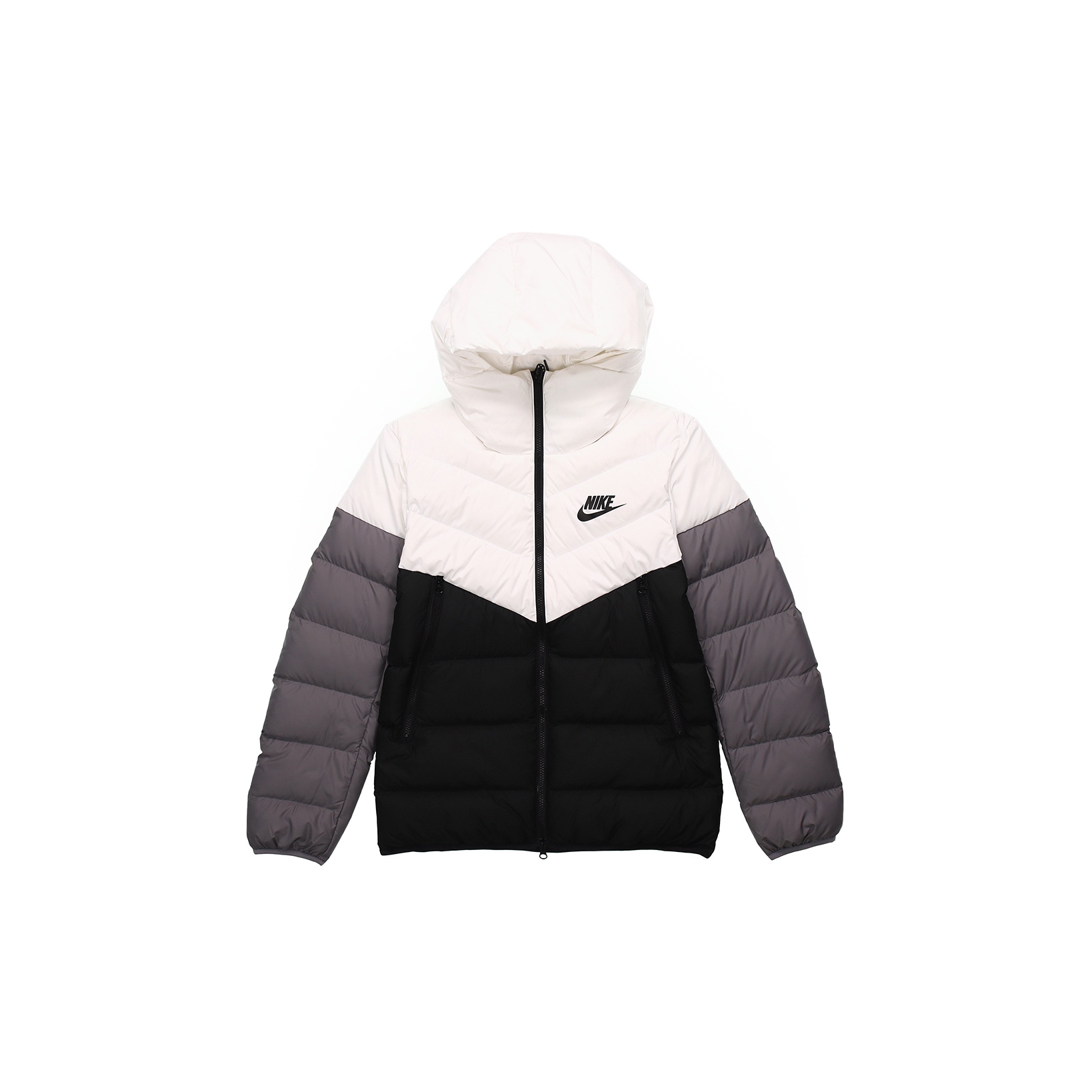 Nike black and white puffer jacket on sale