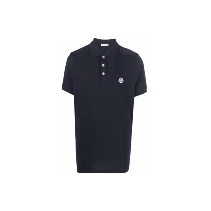 Moncler Polo Shirt Men Blue S