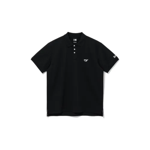 New Era Polo Shirts Men Black