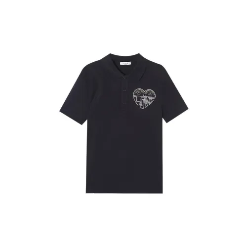 Valentino Polo Shirts Men Black