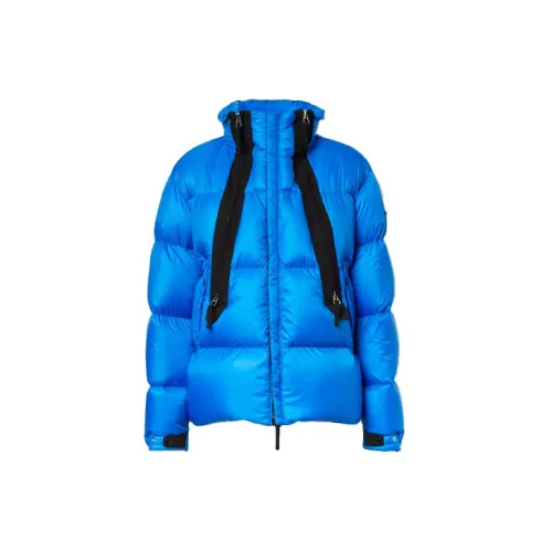 Burberry Down Jackets Men Canvas Blue