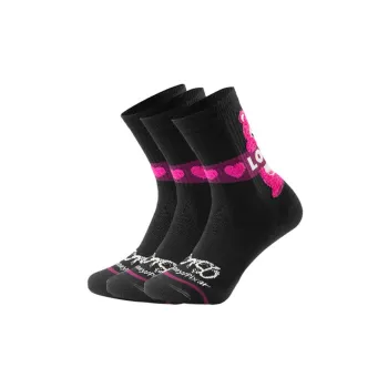 LiNing Mid Calf Socks Women's 3 Pack Black