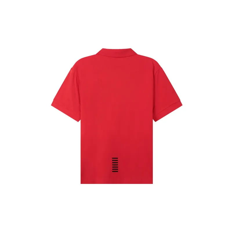 EMPORIO ARMANI EA7 Polo Shirts Men Racing Red-1