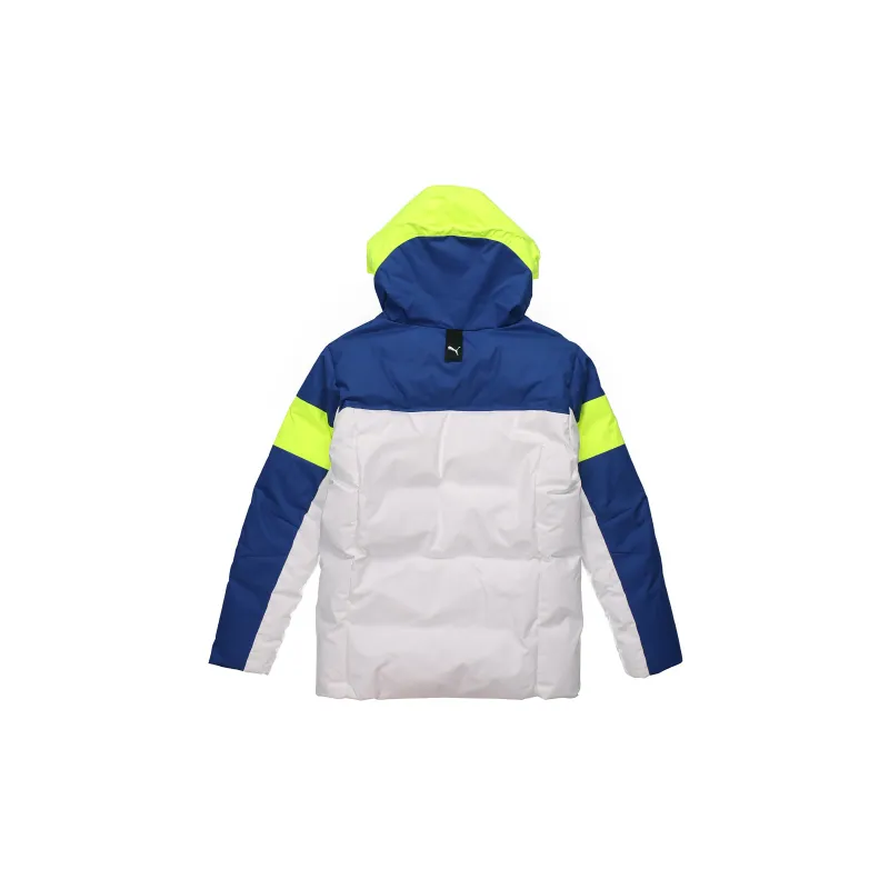 PUMA Down Jackets Men White Glacier Blue-1