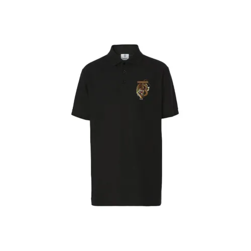 Burberry Polo Shirts Men Black