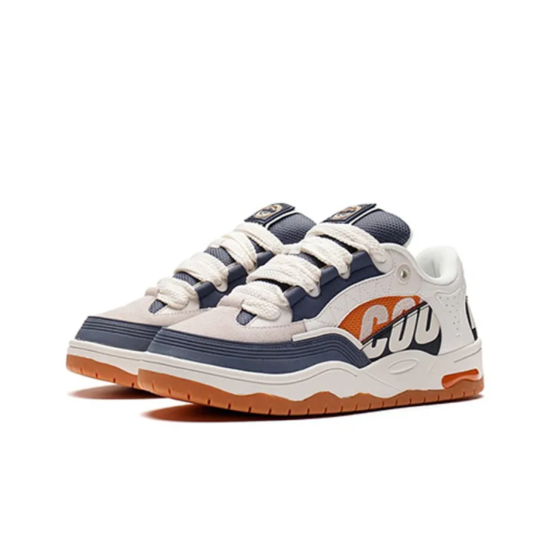 LiNing CF Tracing Anti Slip Wear Resistant Low Top Sports Casual Shoes Men's Gray White-2