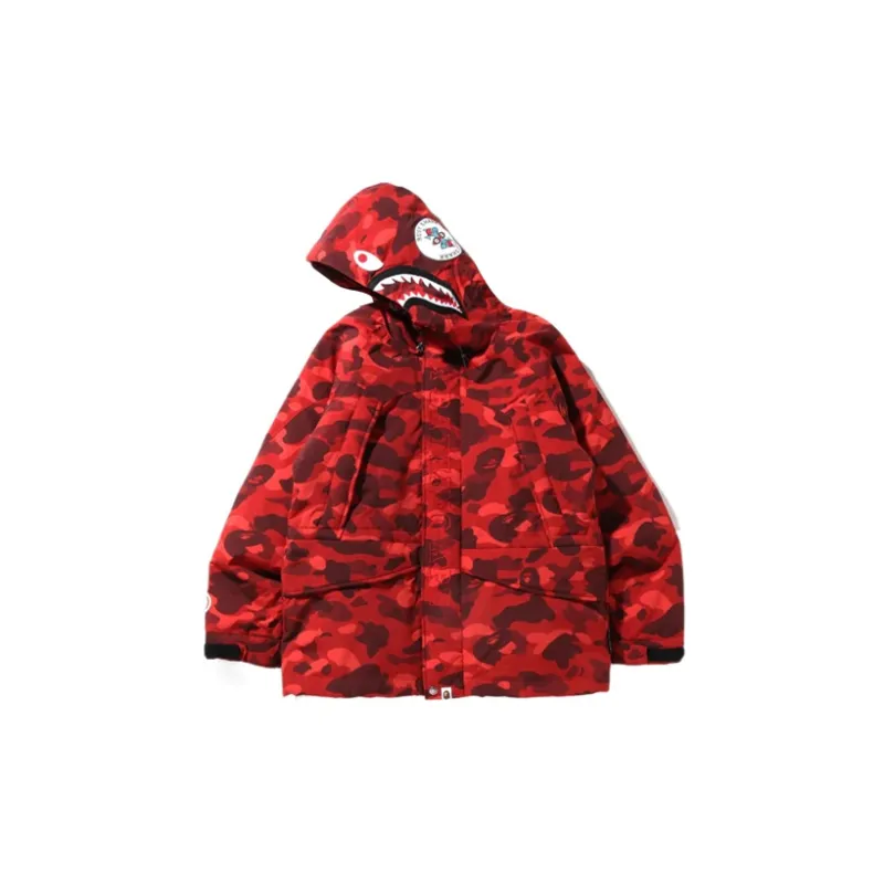 Bape Color Camo Shark Snowboard Jacket-1