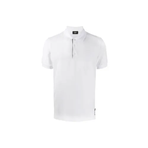 FENDI Polo Shirts Men White