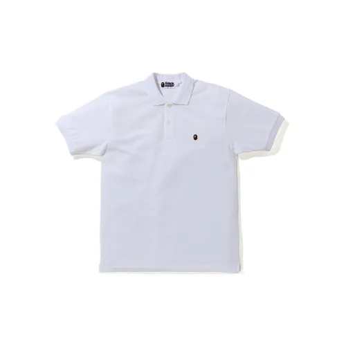 A BATHING APE Ape Head Series Polo Shirts Men