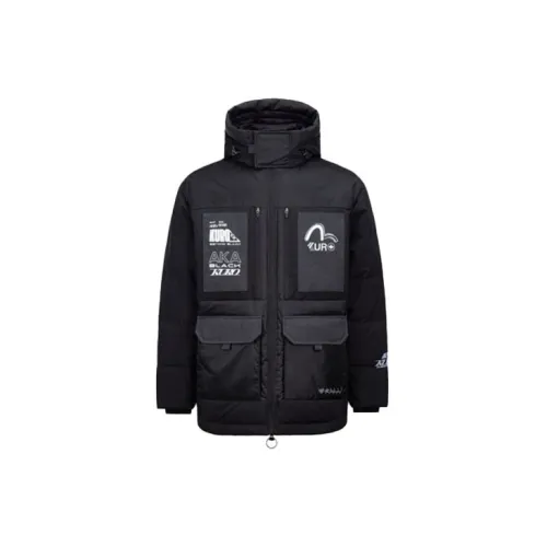 EVISU Down Jacket Men Black