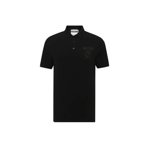 MOSCHINO Polo Shirts Men Black