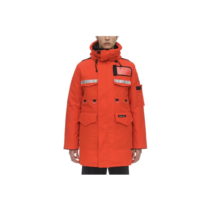 Cdg X Canada Goose Down Jackets Men Orange