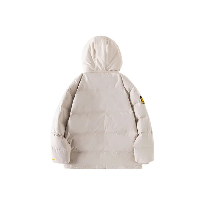 STARTER Down Jacket Unisex Khaki White-1