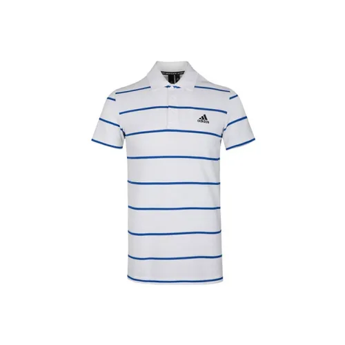 Adidas Polo Shirts Men White