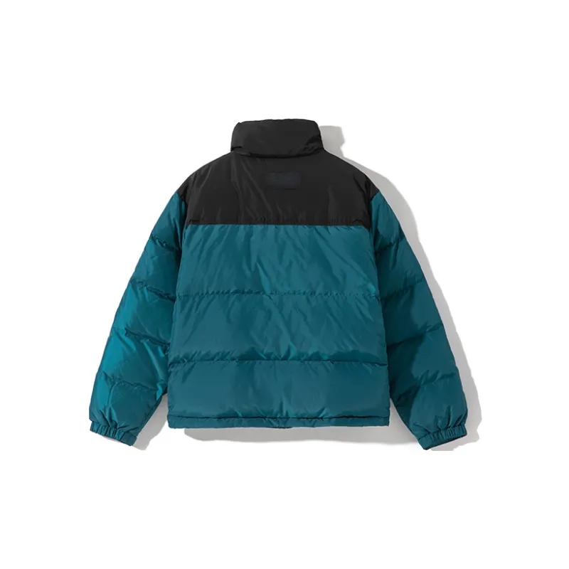 Tokidoki Geometric Pattern Stand Collar Loose Fit Thickened Cropped Down Jacket Unisex-6
