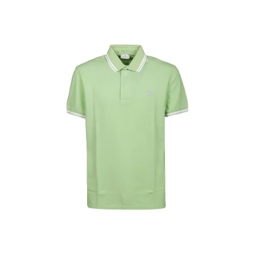 ETRO Polo Shirts Men Green