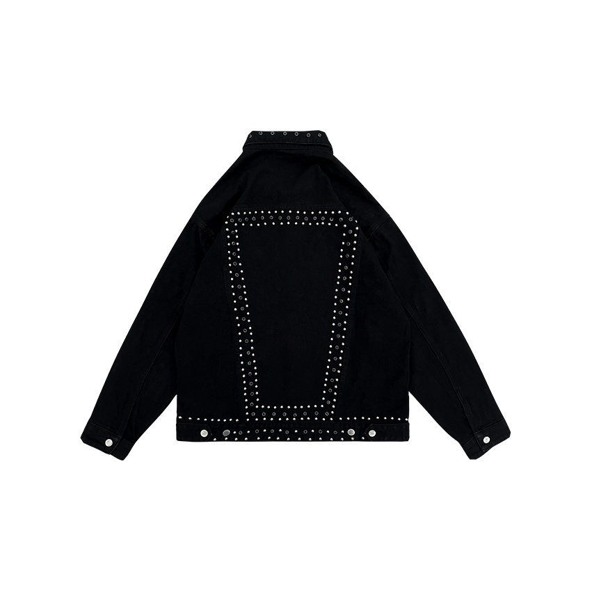 XINYINSU Denim Jackets Unisex Black L - POIZON