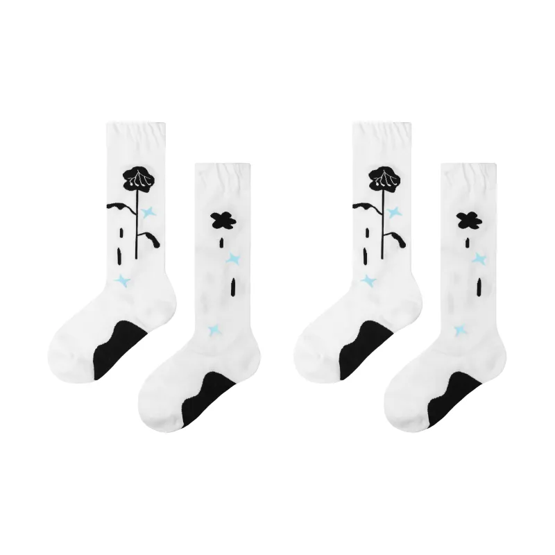 TOOCI Knee-High Socks Women's Combo Set-4
