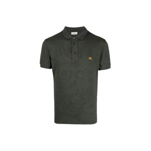 ETRO Polo Shirts Men Green