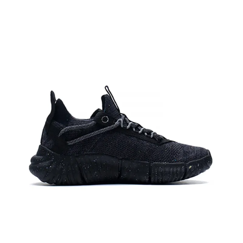 LiNing Goku Cushioned Anti Slip Wear Resistant Breathable Lightweight Low Top Casual Shoes Women's Black-1