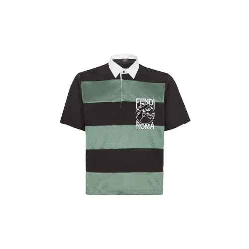 FENDI Polo Shirts Men Multicolor