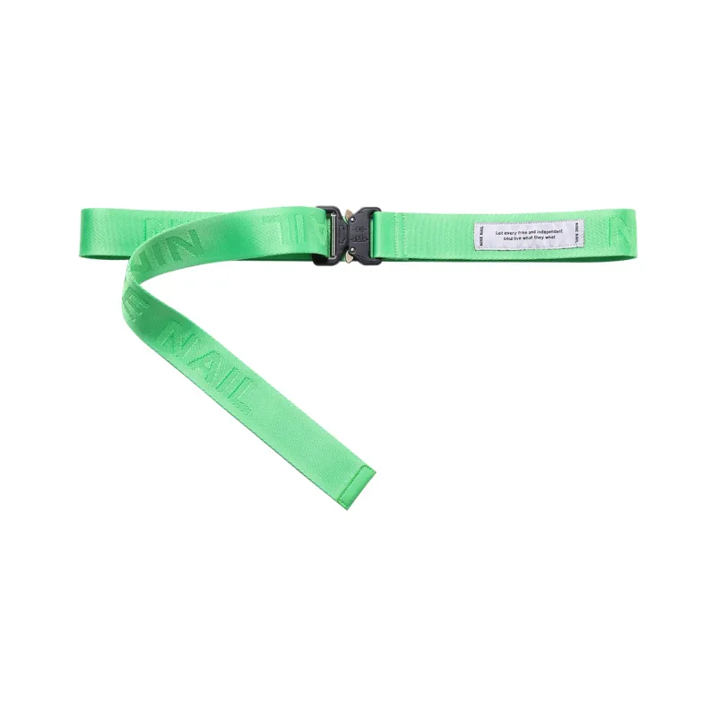 NINE NAIL Military Style Workwear Snake Buckle Nylon Canvas Belt Belt Unisex Width 3.7cm-7