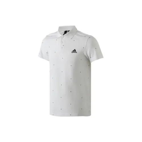 Adidas Polo Shirts Men White