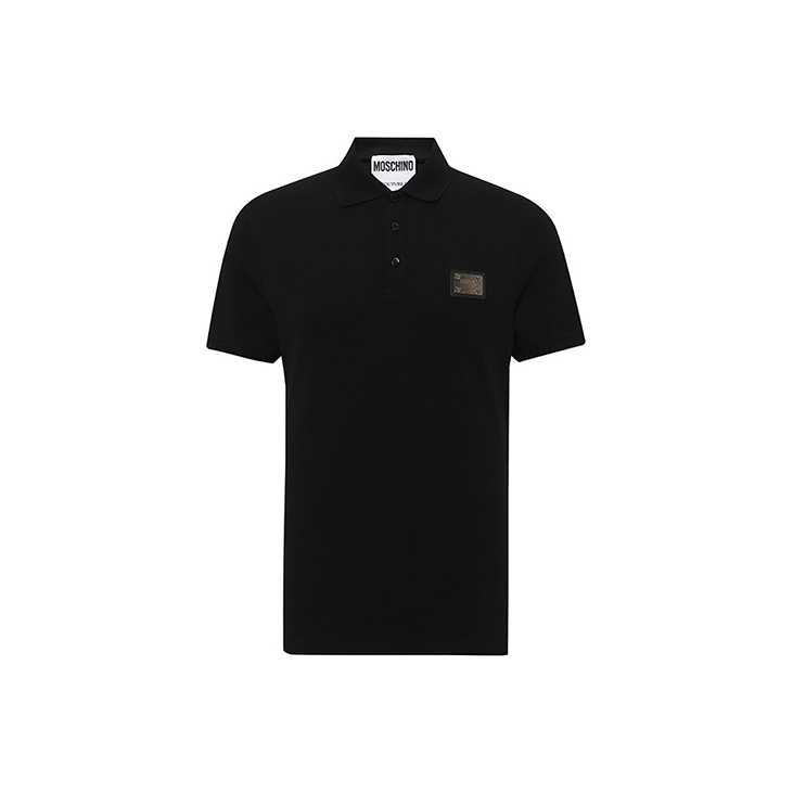 MOSCHINO Polo Shirts Men Black