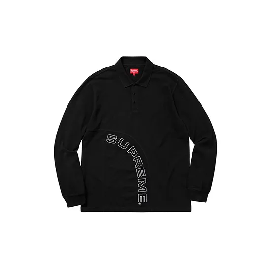 Supreme Corner Arc L/S Polo - POIZON