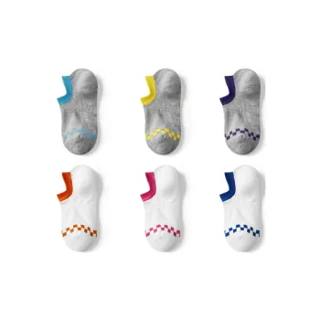 Mast Point Invisible No Show Socks Spring, Summer And Autumn Women's 6 Pack Multicolor