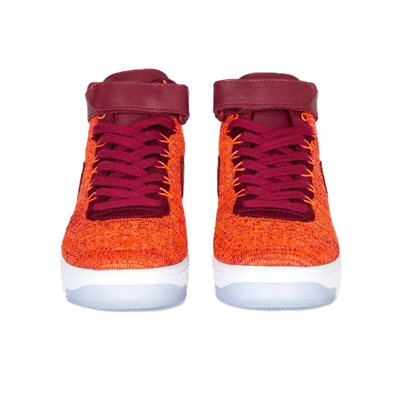 Nike Air Force 1 Flyknit Total Crimson Women's-2