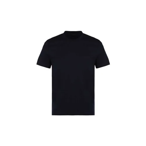 PRADA Polo Shirts Men Dark Blue