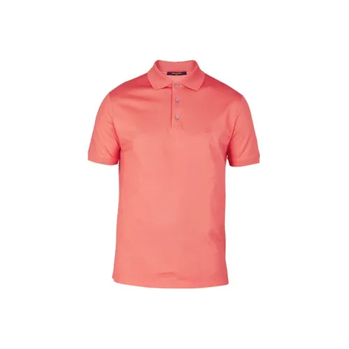 LOUIS VUITTON New Quarterly Products Of LV Polo Shirts Men Red