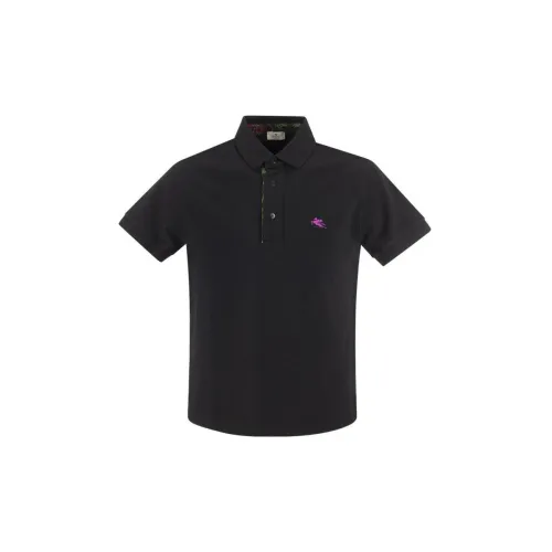 ETRO Polo Shirts Men Black