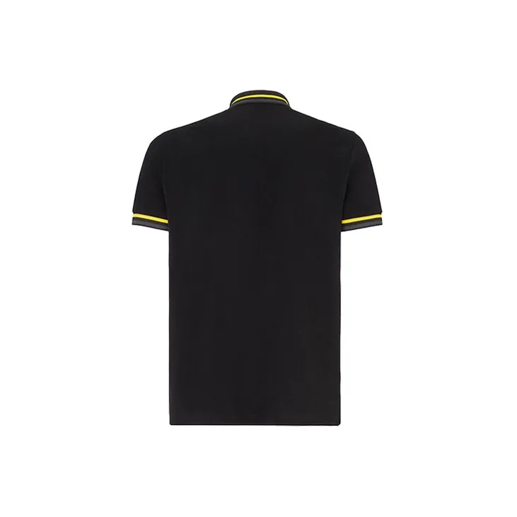FENDI Polo Shirts Men Black-3