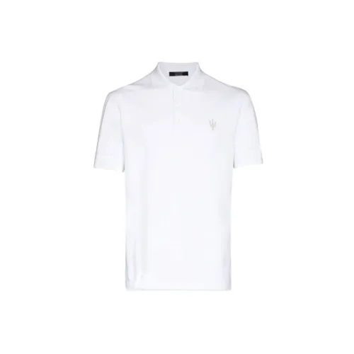 Maserati X Ermenegildo Zegna Polo Shirts Men White