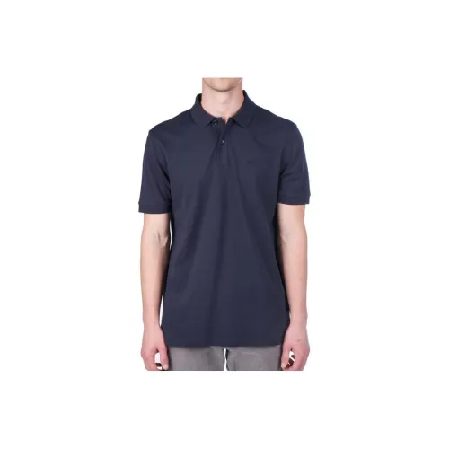 HUGO BOSS Polo Shirts Men Dark Blue