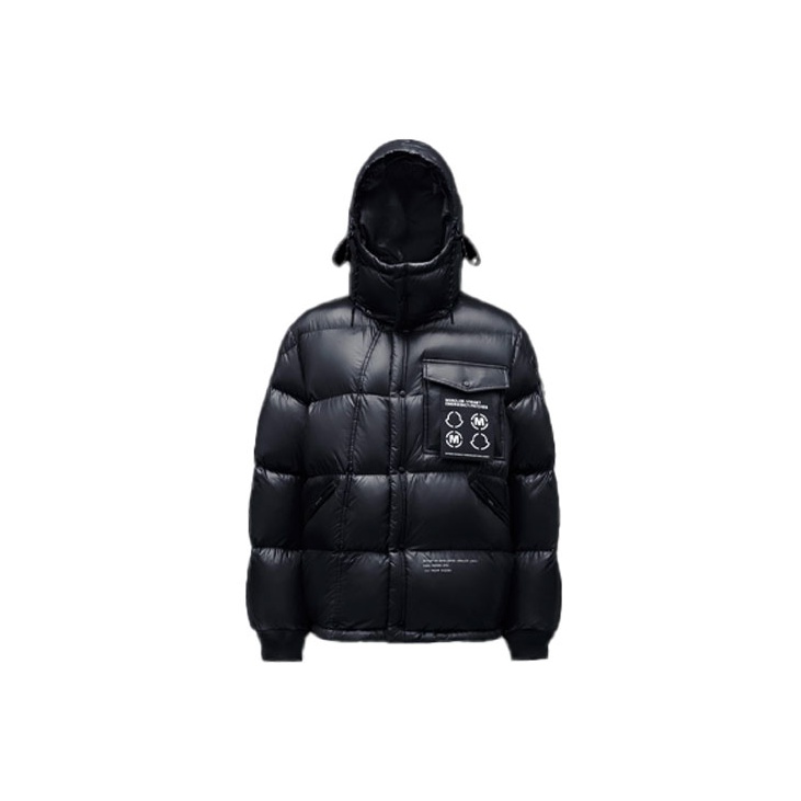 Fragment Design MONCLER GENIUS X Fujiwara Hiroshi FRGMT Down Jackets Unisex  Marine Blue - POIZON