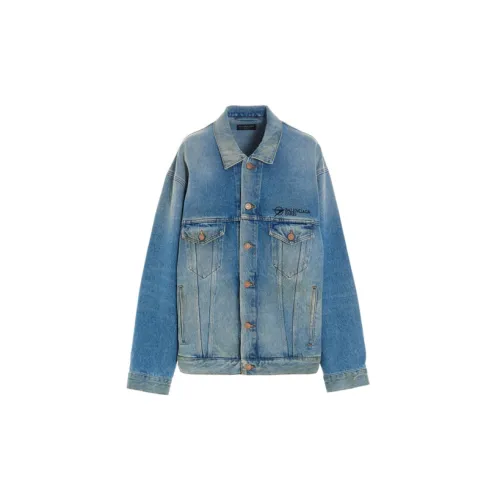 Balenciaga Paris Oversize Denim Jacket 