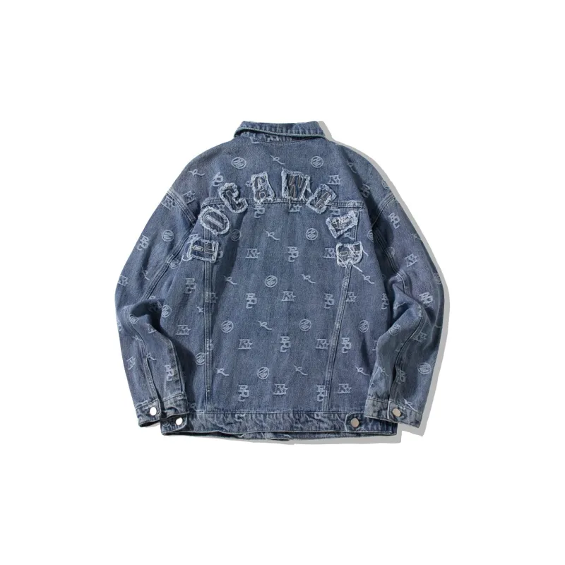 ROCAWEAR Loose Fit Denim Jacket Unisex-3